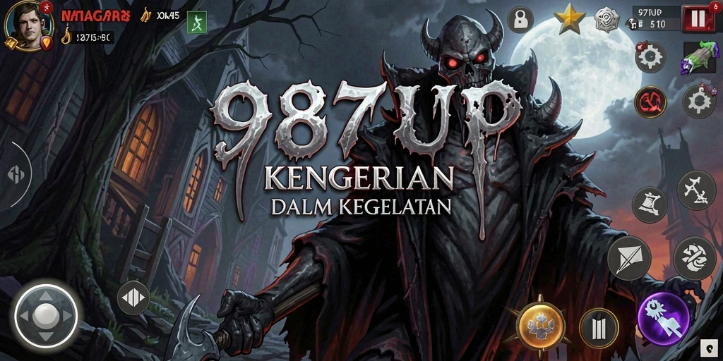 Gameplay menyeramkan dan menegangkan dalam 987UP.