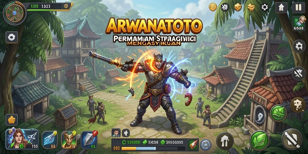 Tampilan menawan dari gameplay ARWANATOTO yang penuh strategi.