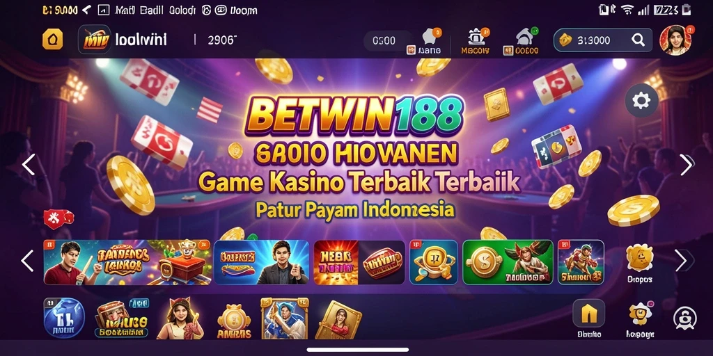 Screenshot BETWIN188 menampilkan gameplay Kasino yang mengasyikkan.