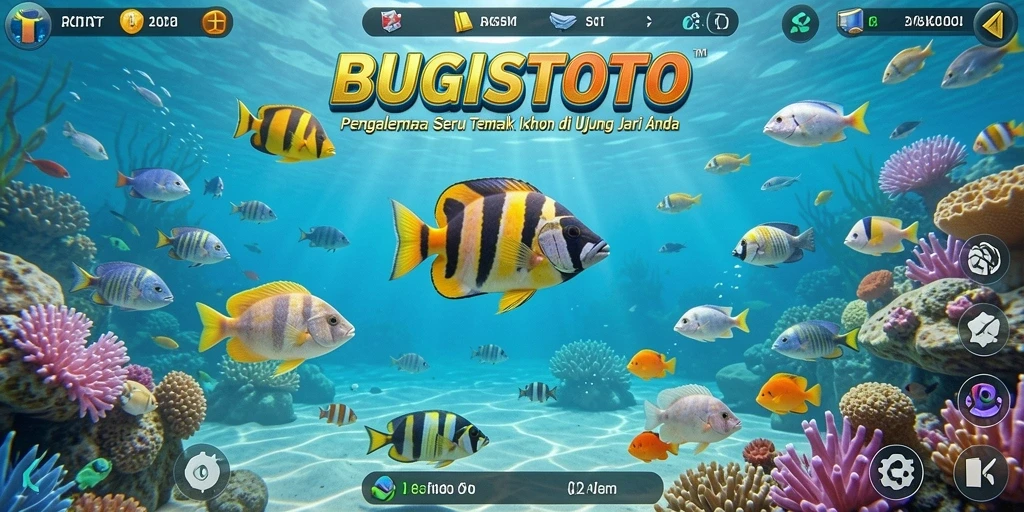 Screenshot gameplay Tembak Ikan yang menegangkan di BUGISTOTO.
