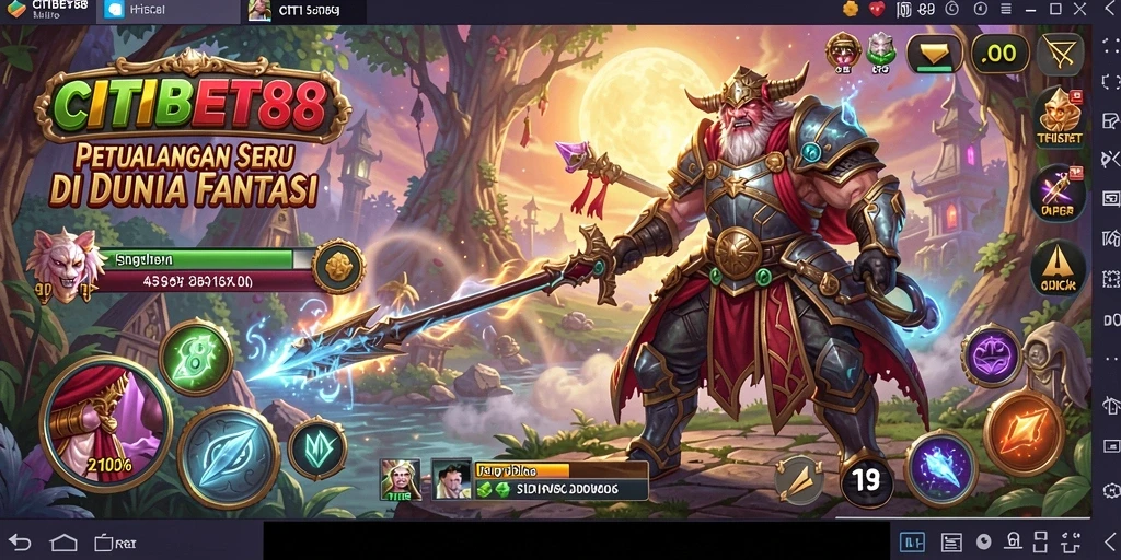 Tampilan gameplay CITIBET88 yang penuh petualangan dan tantangan menarik.