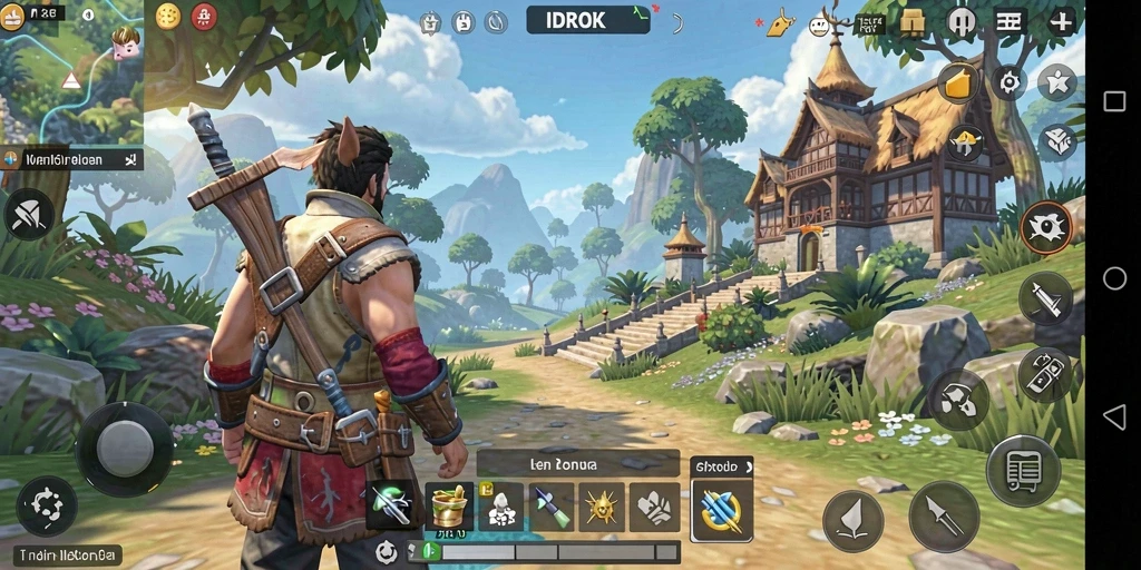 Screenshot <strong>IDROK</strong> yang menampilkan aksi seru di dunia terbuka.