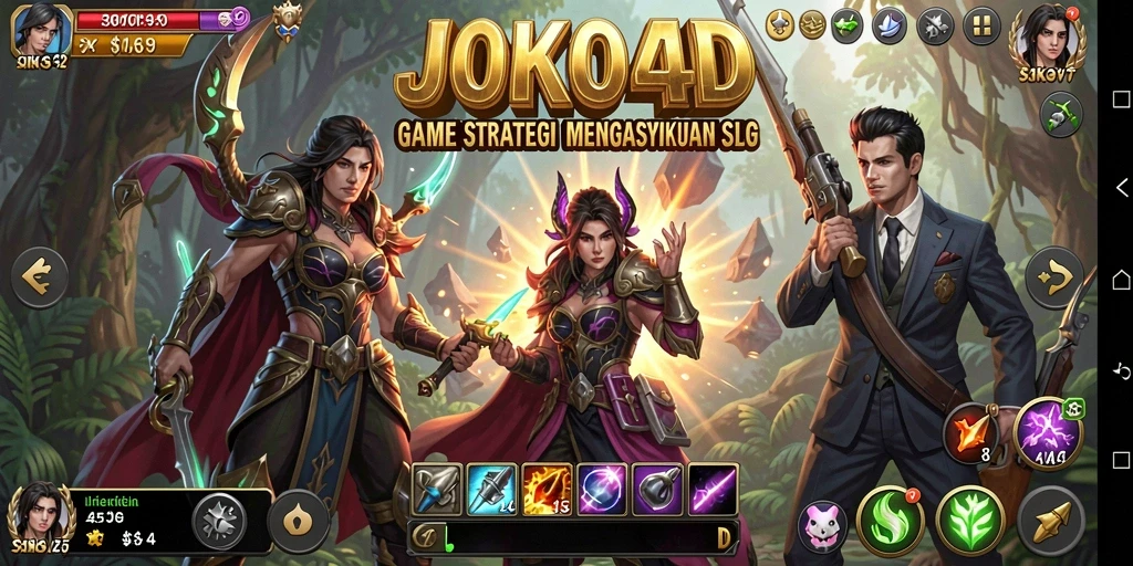 Tampilan menarik dari gameplay SLG di JOKO4D.