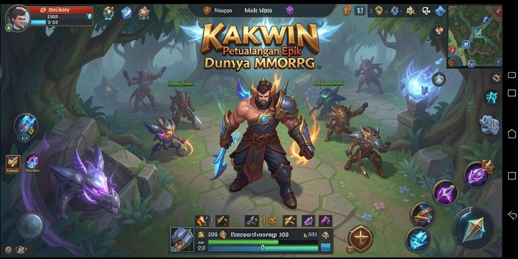 Tampilan gameplay KAKWIN dengan aksi seru dan petualangan memukau.