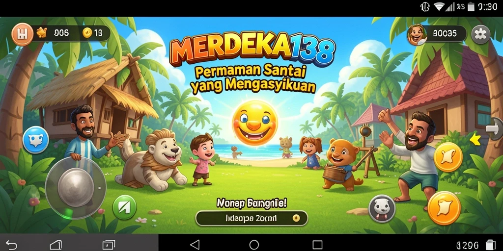 Tampilan gameplay menarik dan santai dari MERDEKA138.
