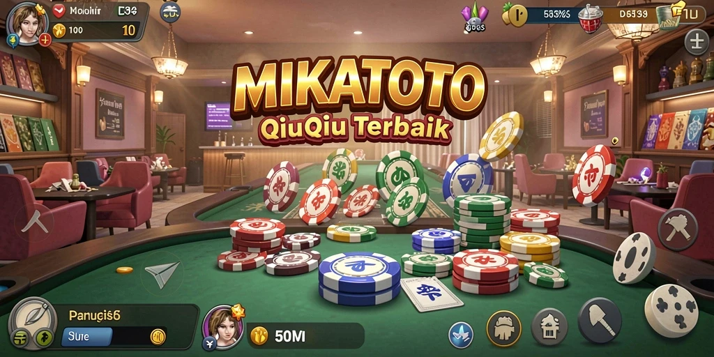 Gameplay QiuQiu yang seru di MIKATOTO.