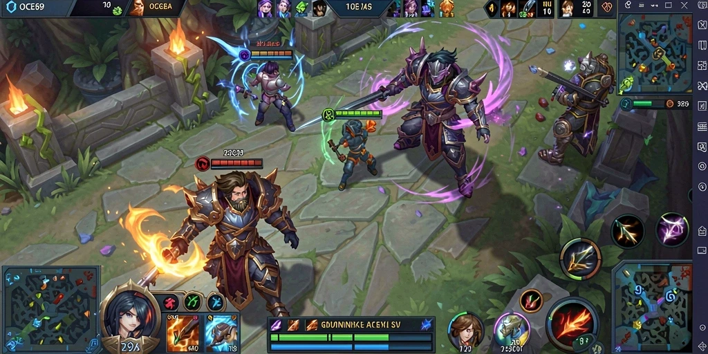 Gameplay seru OCE69 dengan karakter yang unik dan dinamis.