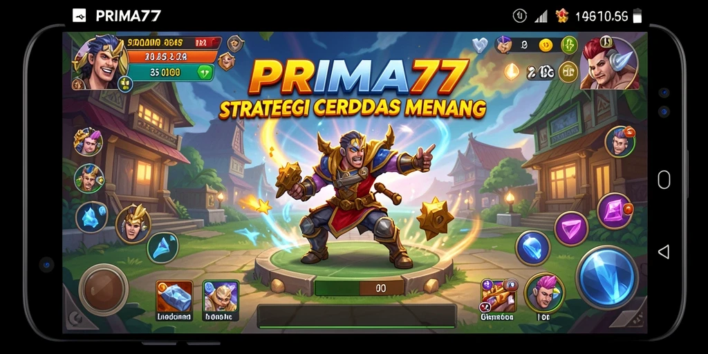 Tampilan gameplay menegangkan dalam PRIMA77 dengan strategi yang cerdas.