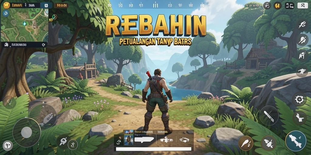 Tampilan menarik dunia Open World di REBAHIN yang penuh petualangan.