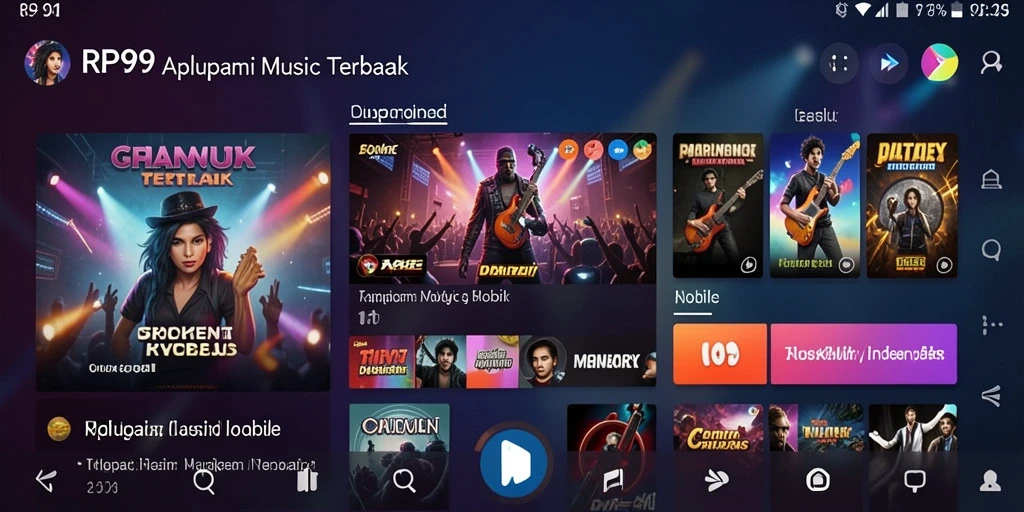 Screenshot gameplay RP99 yang menampilkan pengalaman bermain musik yang seru.