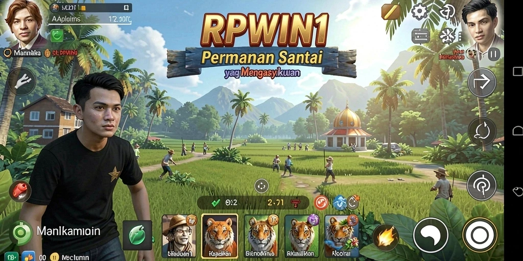 Tampilan gameplay <strong>RPWIN1</strong> yang menyenangkan dan interaktif.