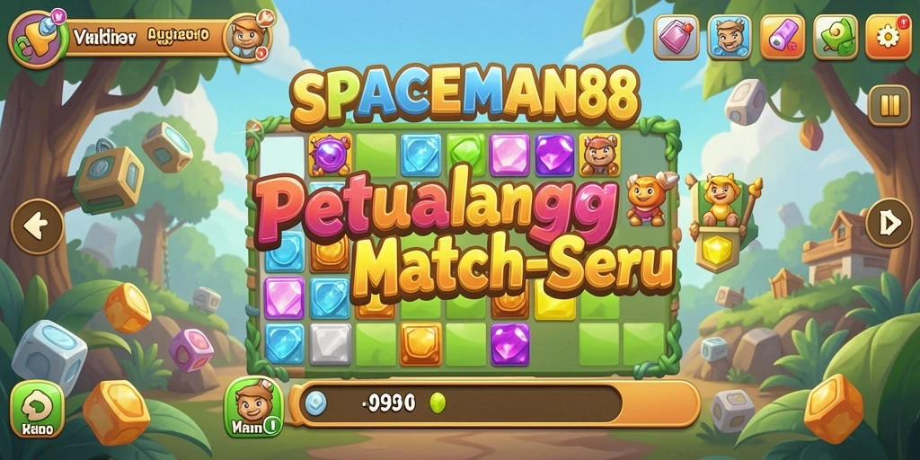 Tampilan permainan SPACEMAN88 yang menarik dan penuh warna.