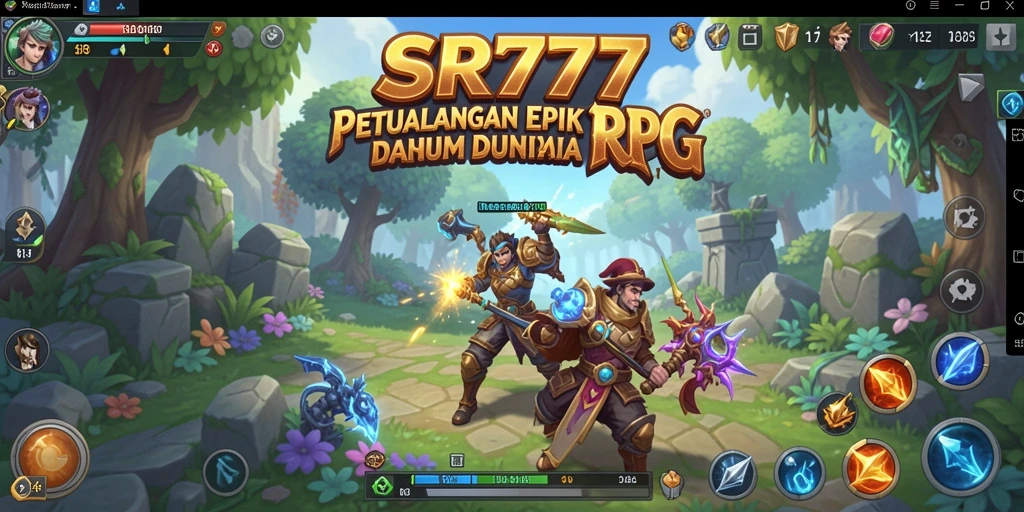 Tampilan gameplay SR777 yang memikat dalam petualangan RPG.