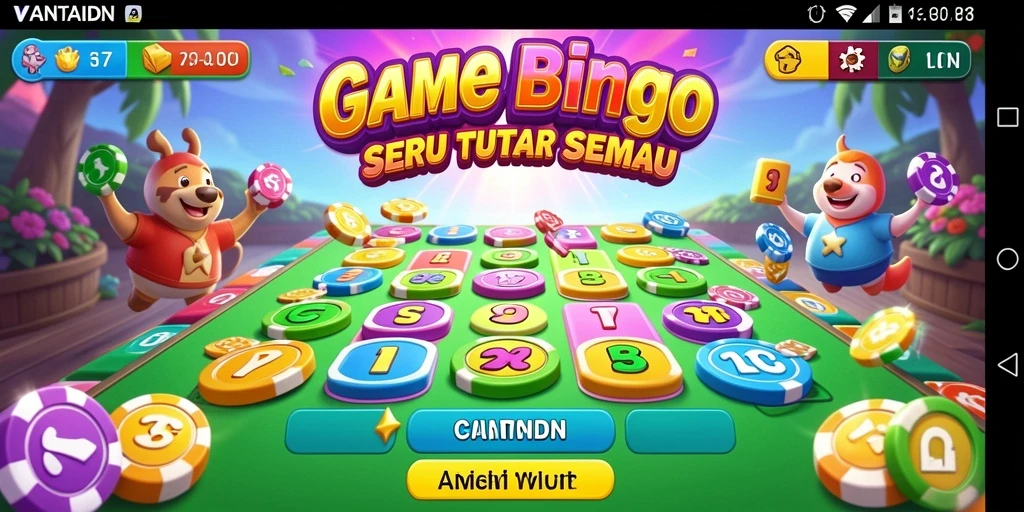 Tampilan gameplay VANTAIDN yang seru saat bermain Bingo.