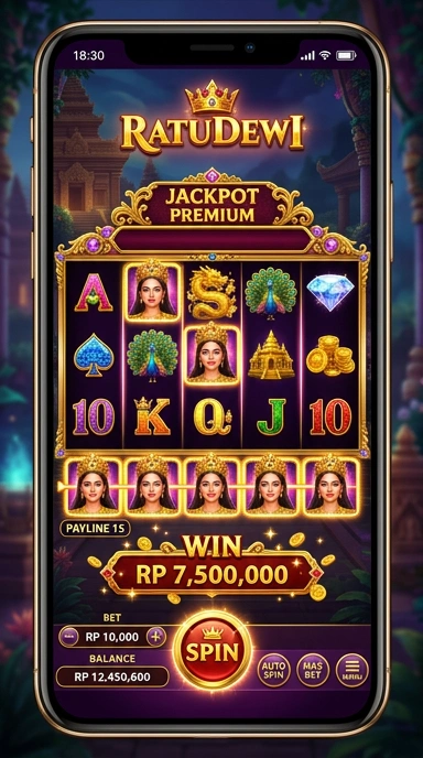 Proses unduhan cepat di aplikasi ratudewi.